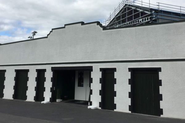 Historic entrance to Home Park Stadium, home of Plymouth Argyle Football Club.