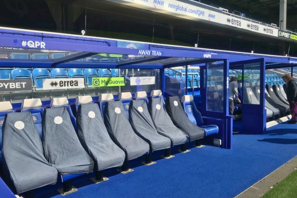 Dugout at Loftus Road Stadium, Queens Park Rangers