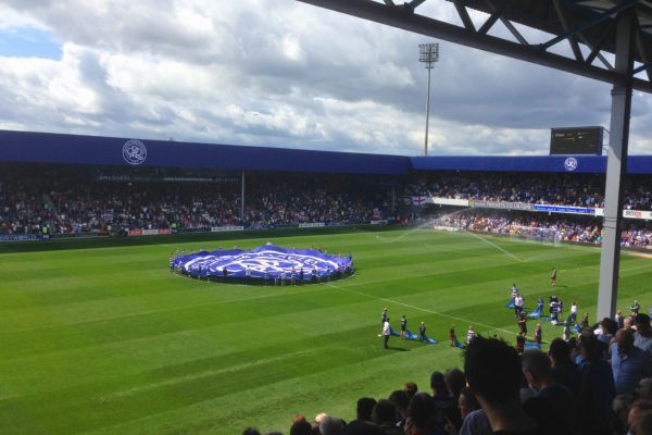 oftus Road Stadium on matchday, home of Queens Park Rangers.