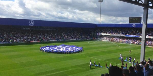 oftus Road Stadium on matchday, home of Queens Park Rangers.